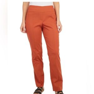 Cooper & Ella slim fit pull on women’s trouser NWT size-14 Burnt pink